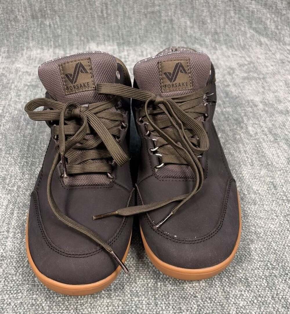 Forsake Phil Mid Men's Leather Black Sneaker Boots Size 8
